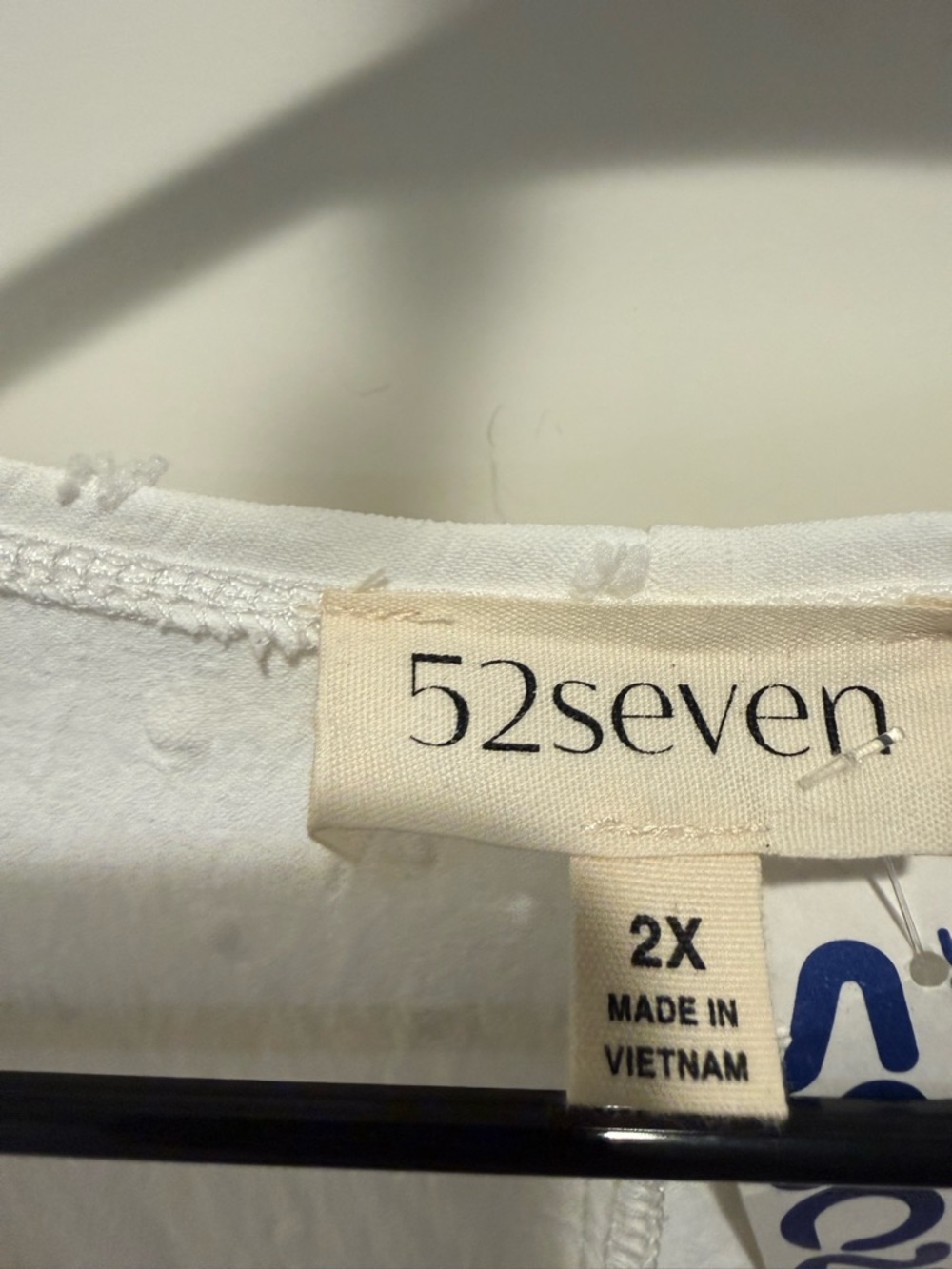 52seven White Swiss Dot Puff-Sleeve Tiered Dress - Picture 3 of 6